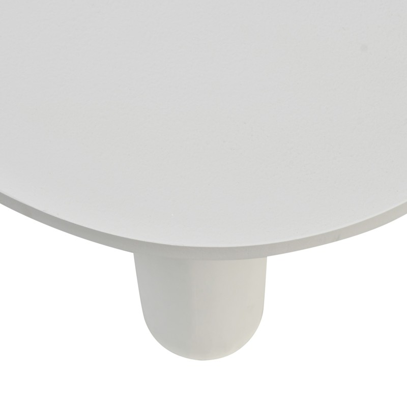 Weißer Design-Couchtisch aus Verbundmarmor - Arco
