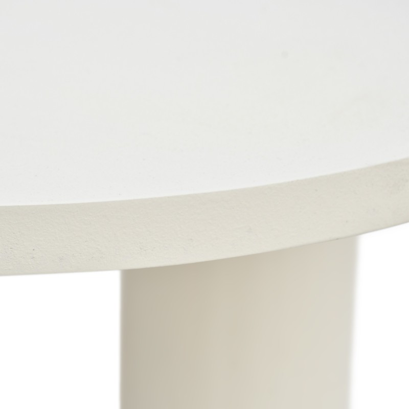 Weißer Design-Couchtisch aus Verbundmarmor - Arco