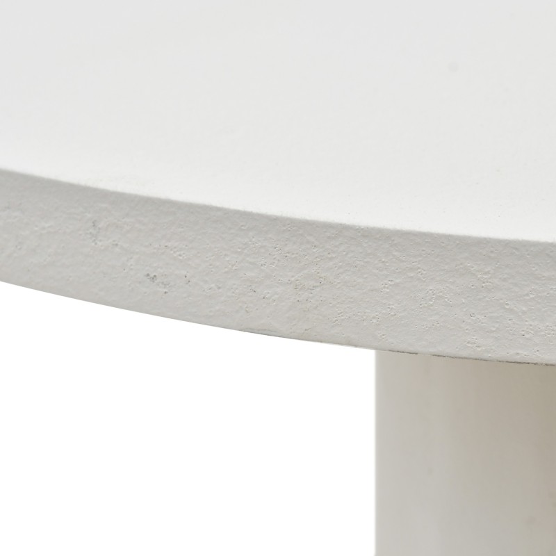 Weißer Design-Couchtisch aus Verbundmarmor - Arco