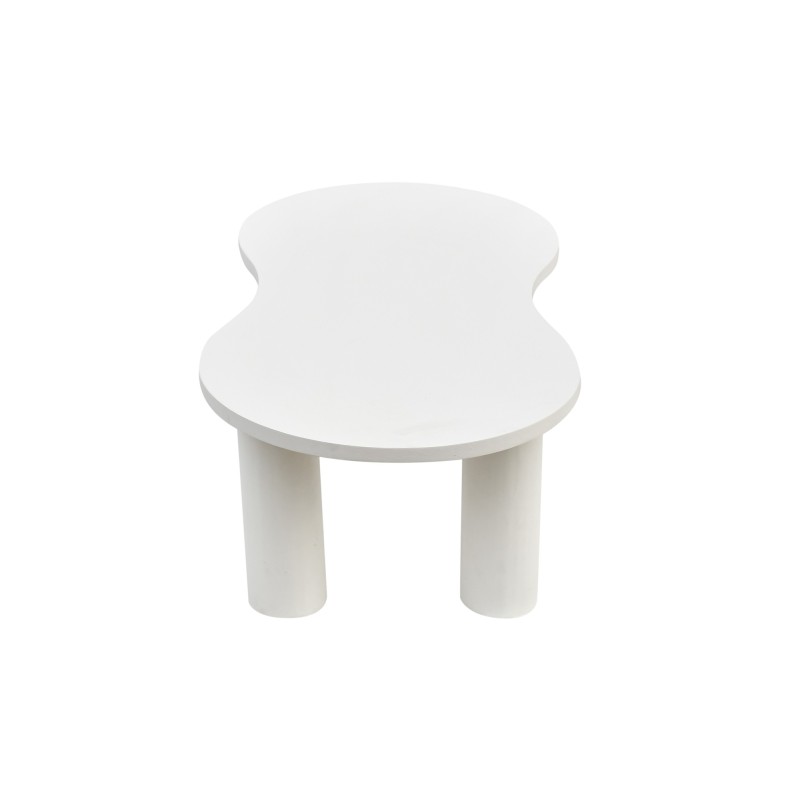 Weißer Design-Couchtisch aus Verbundmarmor - Arco