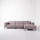 5-Sitzer-Ecksofa aus Stoff mit Recamiere rechts - Zoya