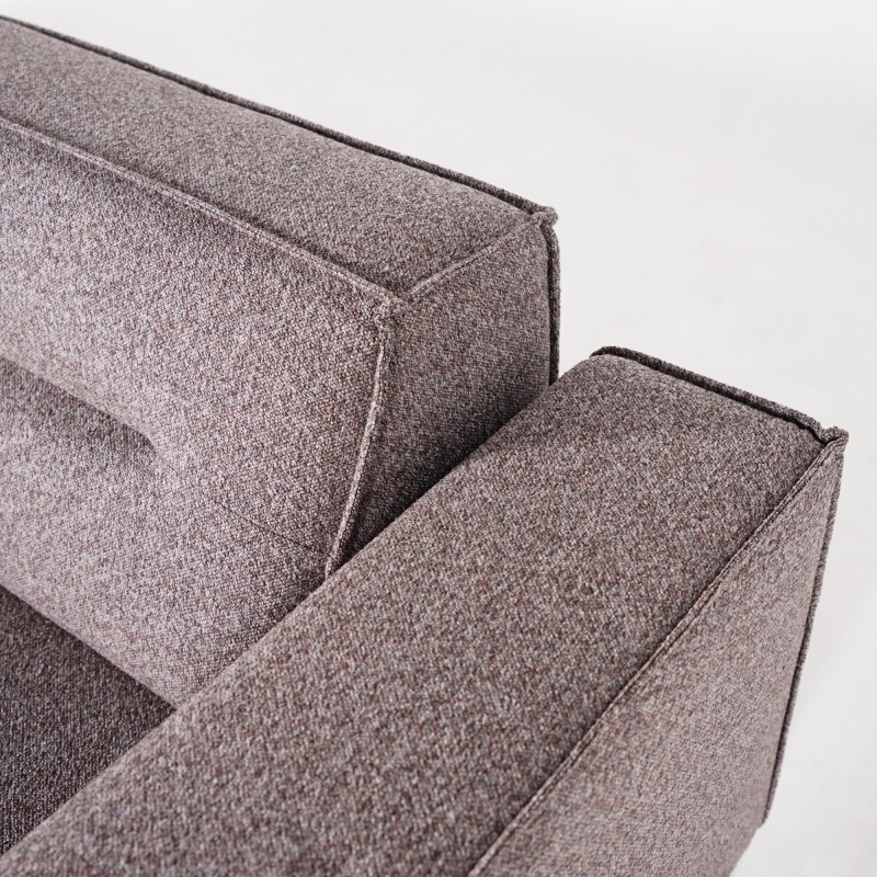 5-Sitzer-Ecksofa aus Stoff mit Recamiere rechts - Zoya