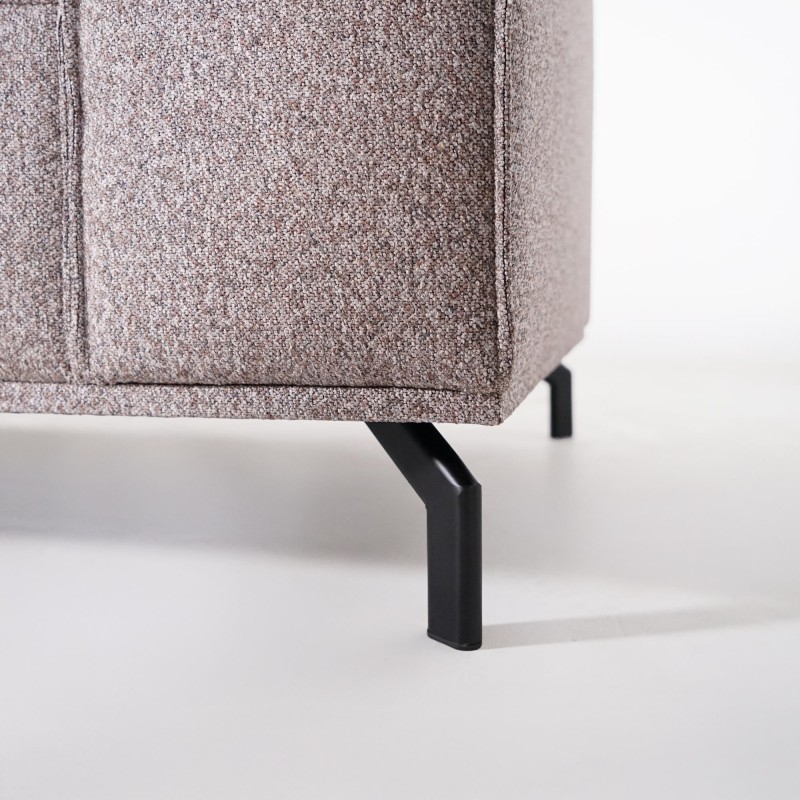 5-Sitzer-Ecksofa aus Stoff mit Recamiere rechts - Zoya