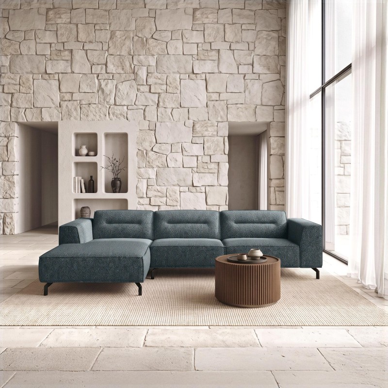 5-Sitzer-Ecksofa aus Stoff mit Recamiere links - Zoya