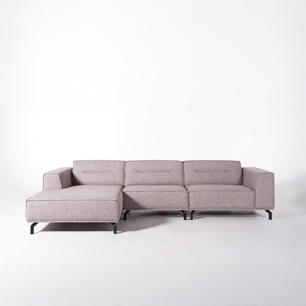5-Sitzer-Ecksofa aus Stoff mit Recamiere links - Zoya