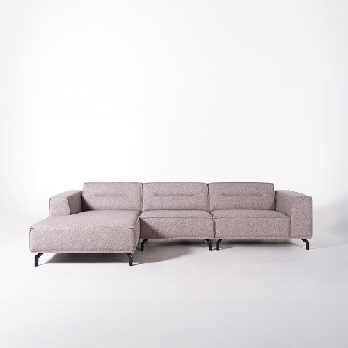 5-Sitzer-Ecksofa aus Stoff mit Recamiere links - Zoya
