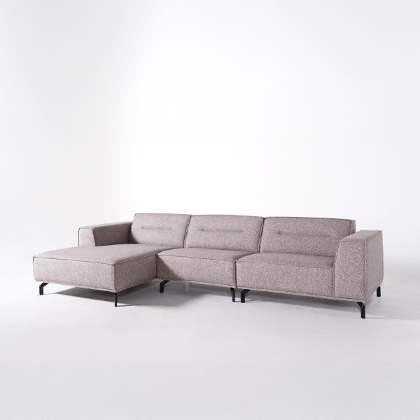 5-Sitzer-Ecksofa aus Stoff mit Recamiere links - Zoya