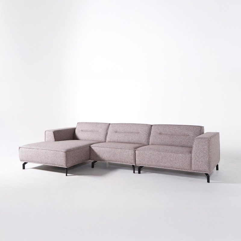 5-Sitzer-Ecksofa aus Stoff mit Recamiere links - Zoya