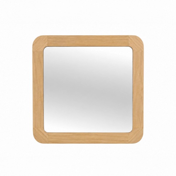 Quadratischer Badezimmerspiegel 70 x 70 cm mit abgerundeten Ecken