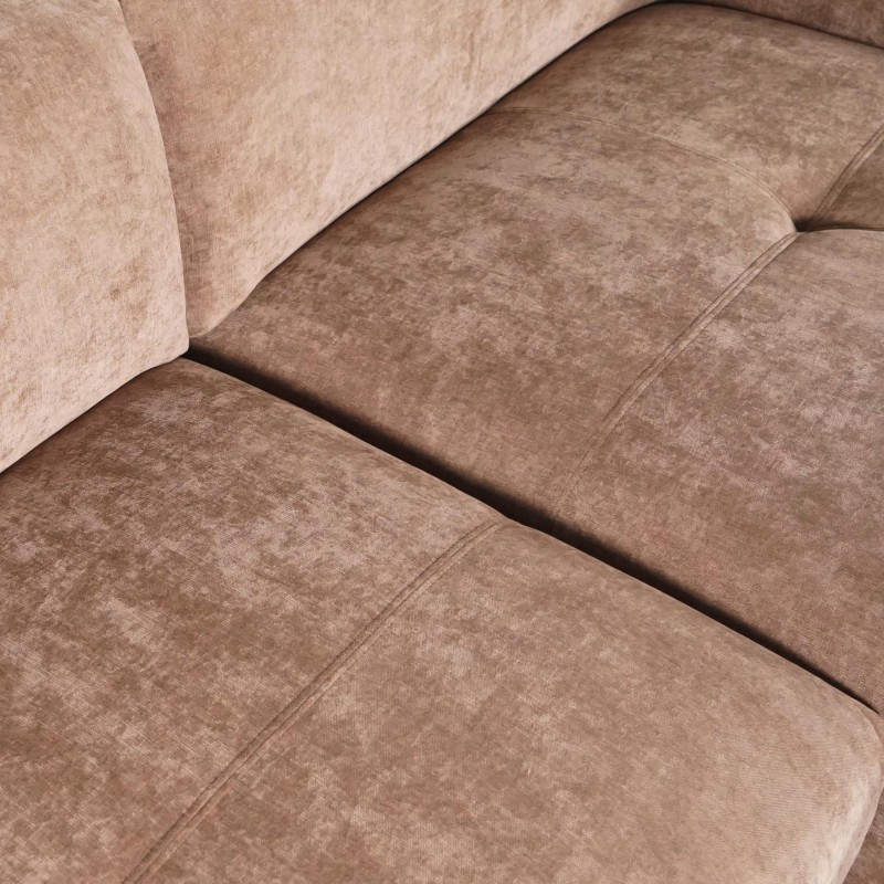 5-Sitzer-Ecksofa aus Stoff mit Recamiere rechts - Olya