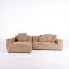 5-Sitzer-Ecksofa aus Stoff mit Recamiere links - Olya