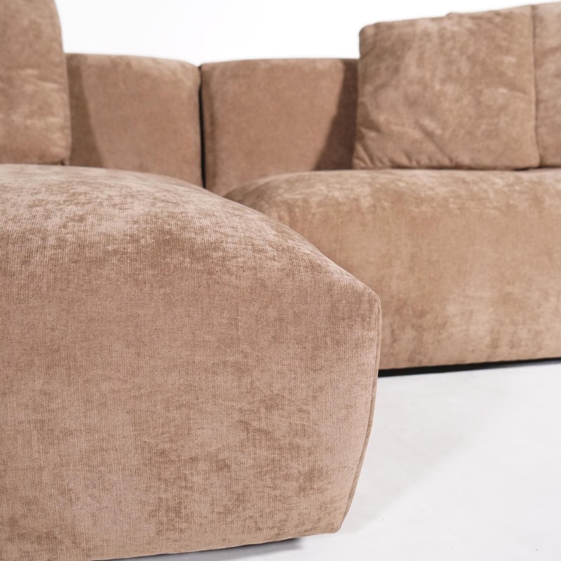 5-Sitzer-Ecksofa aus Stoff mit Recamiere links - Olya