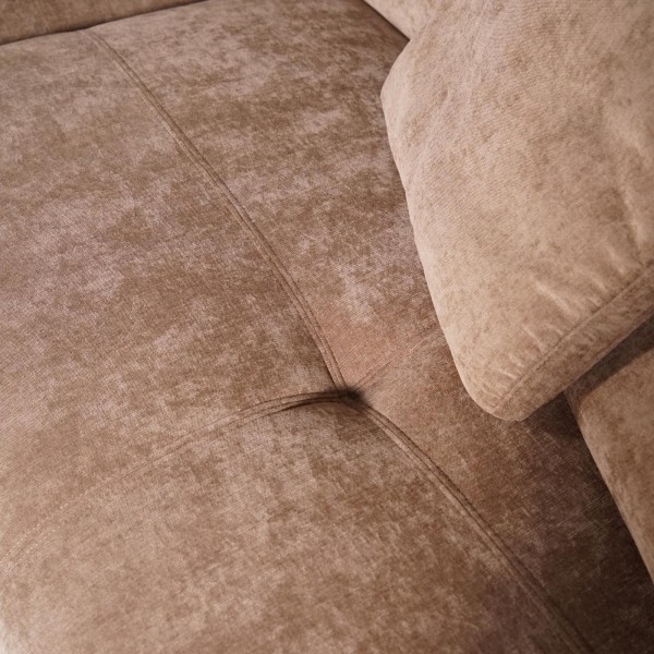 5-Sitzer-Ecksofa aus Stoff mit Recamiere links - Olya