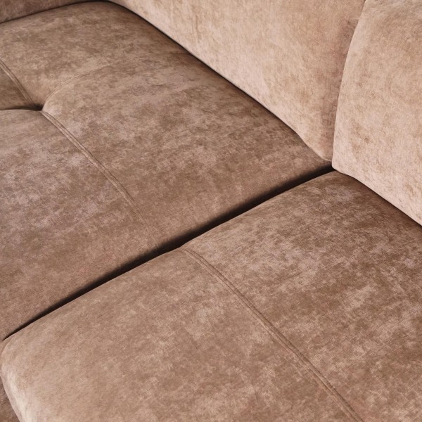5-Sitzer-Ecksofa aus Stoff mit Recamiere links - Olya