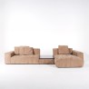 5-Sitzer-Ecksofa mit Recamiere rechts und integriertem Couchtisch - Olya