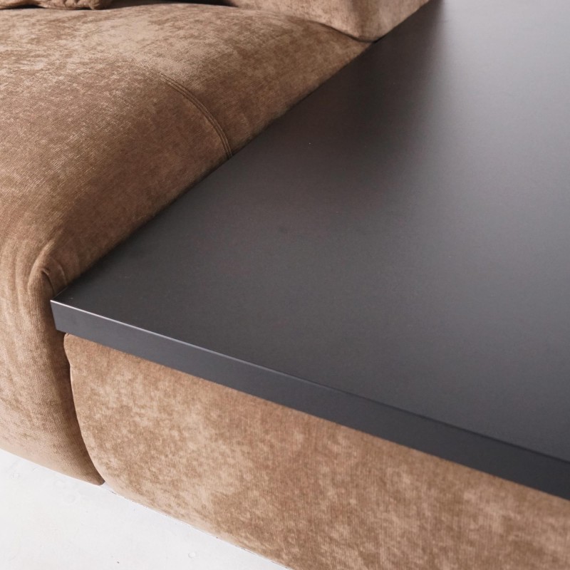 5-Sitzer-Ecksofa mit Recamiere rechts und integriertem Couchtisch - Olya
