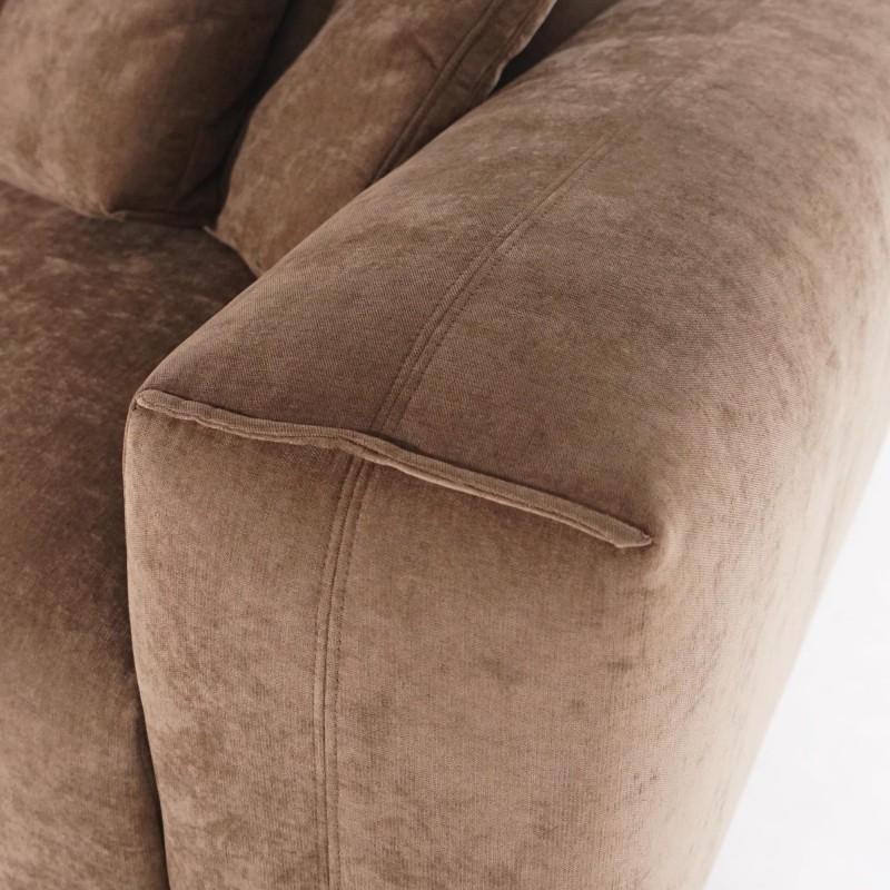 5-Sitzer-Ecksofa mit Recamiere links und integriertem Couchtisch - Olya