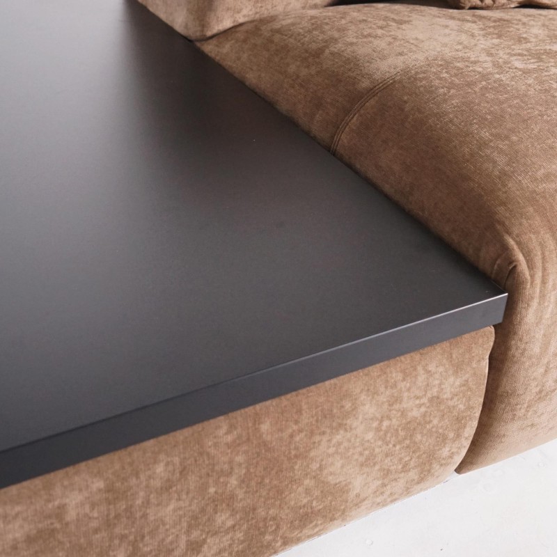 5-Sitzer-Ecksofa mit Recamiere links und integriertem Couchtisch - Olya