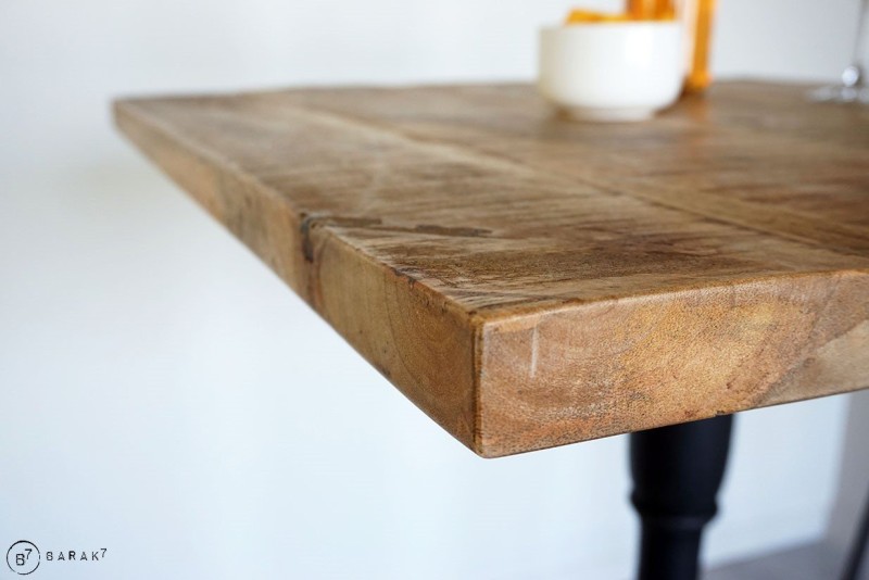 Hoher Bistro-Restauranttisch quadratisch 70 cm