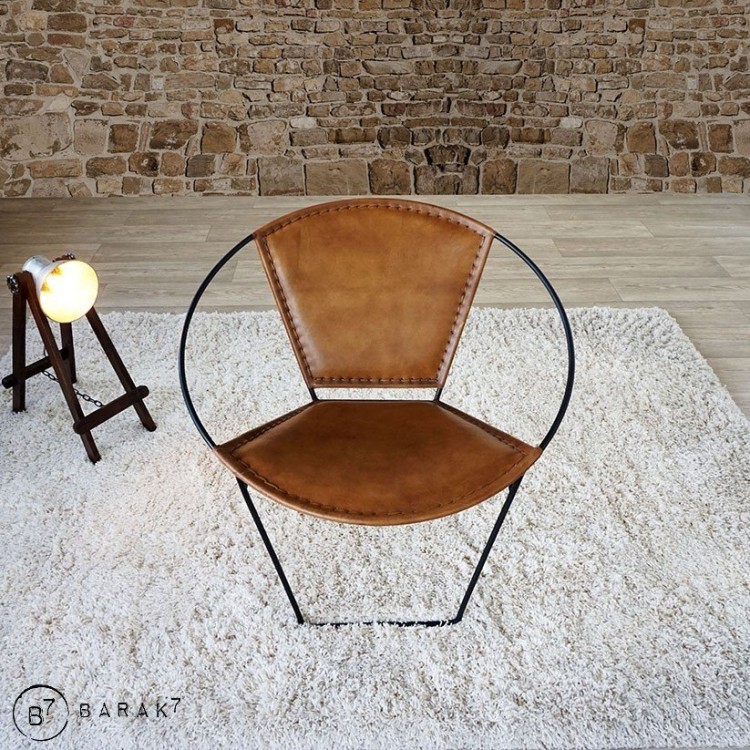 Lederstuhl Schmetterling