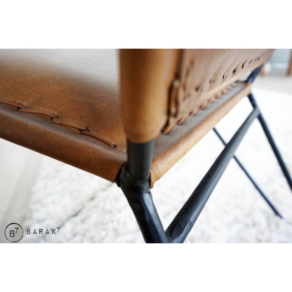 Lederstuhl Schmetterling