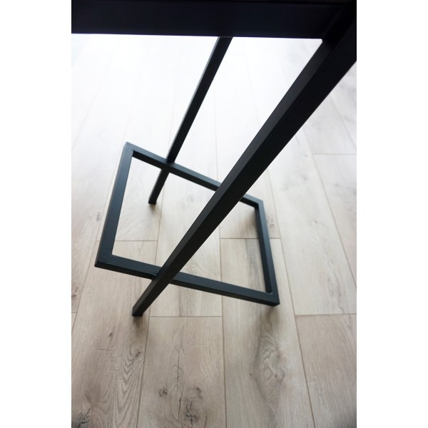 Barstuhl aus Holz und Metall LINEA