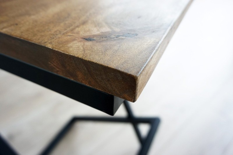 Barstuhl aus Holz und Metall Linea