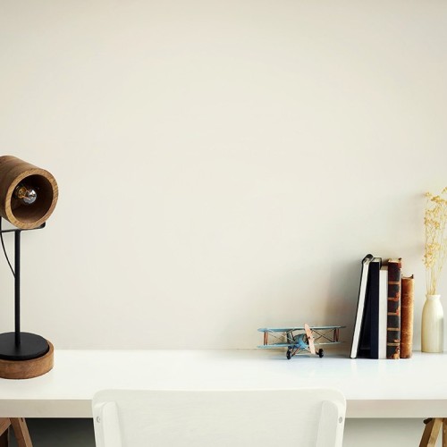 Industrielle Stehlampe aus Holz und Metall - Woody