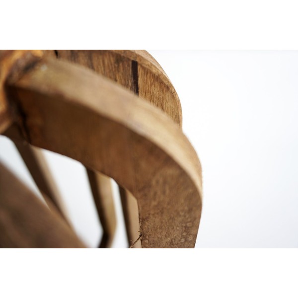 Handgemachte Laterne aus Mangoholz 46 cm