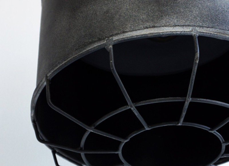 Industrielle Pendelleuchte aus Metall 28 cm - Berlin