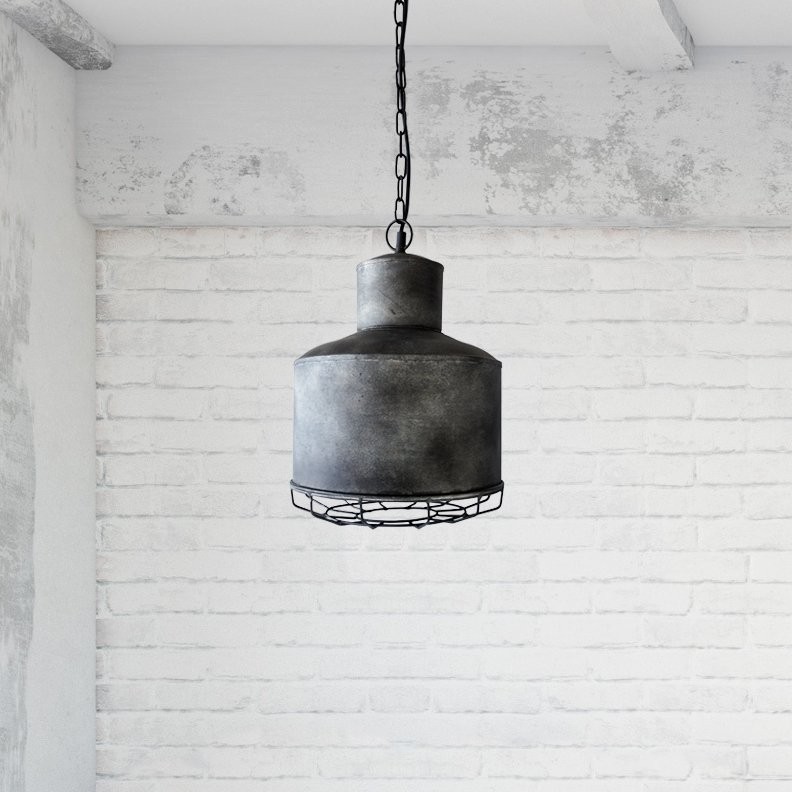 Industrielle Pendelleuchte aus Metall 28 cm - Berlin