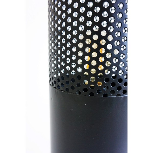 Industrielle Stehleuchte aus schwarzem Metall 55 cm - Candle