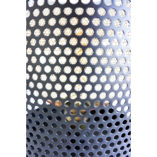 Industrielle Stehleuchte aus schwarzem Metall 105 cm - Candle