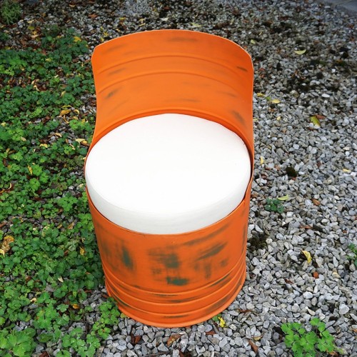 Industriesessel Kanister orange