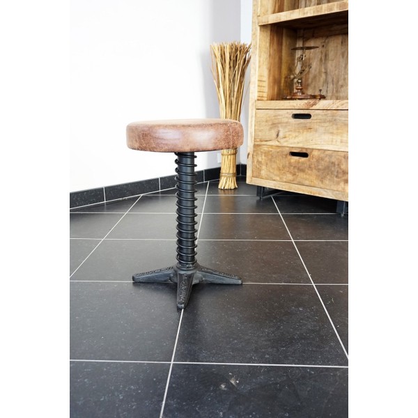 Industrieller Hocker Feder