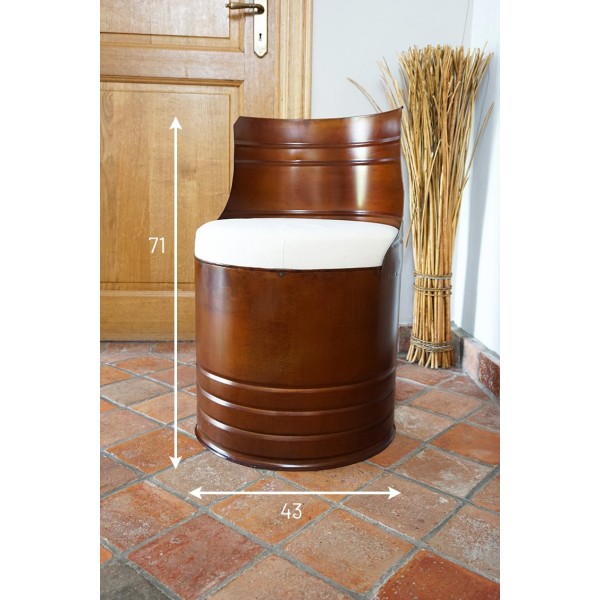 Industriesessel Bidon Bronze