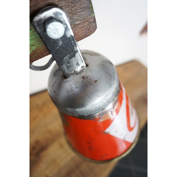 Industrielle Tischlampe recycled
