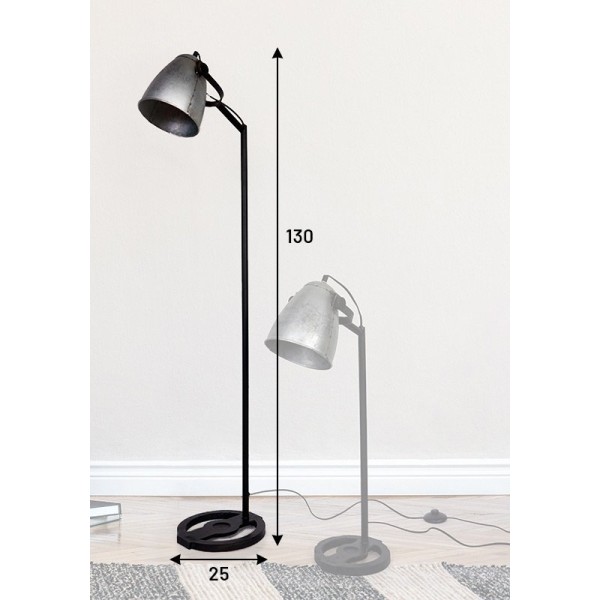 Industrielle Stehlampe Indiana