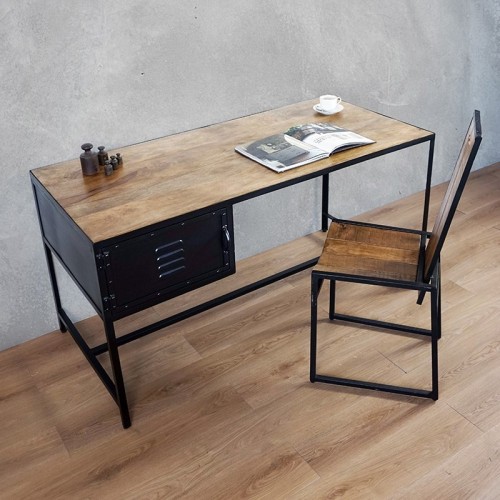 Holz- und Metallschreibtisch - Chicago