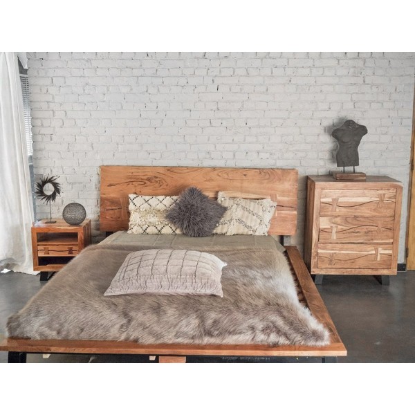 2-Sitzer-Bett aus Akazie "Urban Jungle