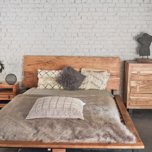 2-Sitzer-Bett aus Akazie "Urban Jungle