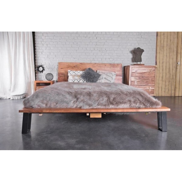 2-Sitzer-Bett aus Akazie "Urban Jungle