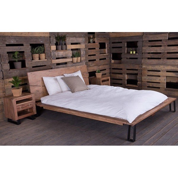 2-Sitzer-Bett aus Akazie "Urban Jungle