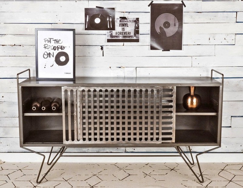 Design Metall TV-Möbel - Sixties