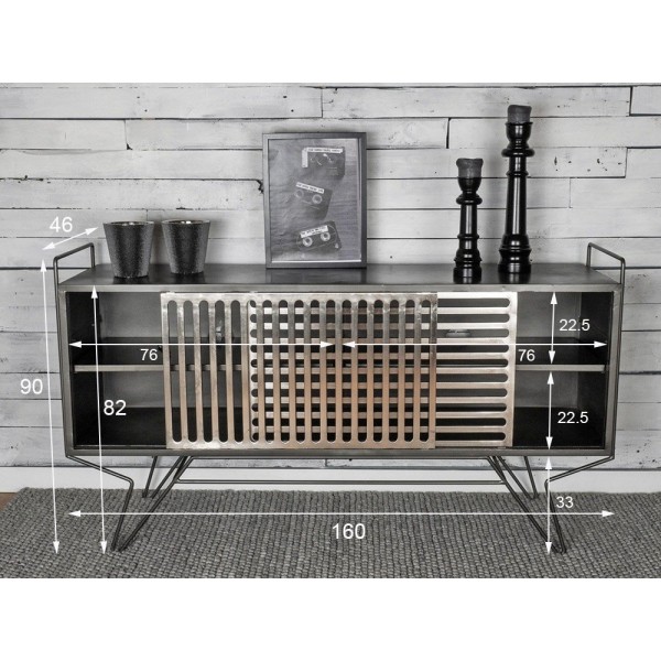 Metall TV-Möbel Sixties Design