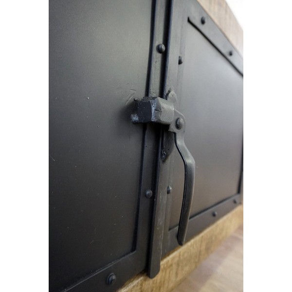TV-Möbel aus Holz & Metall BROOKLYN 115 cm