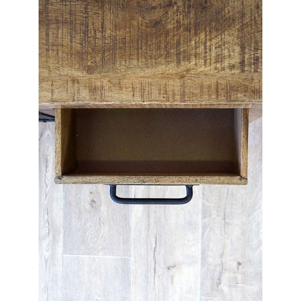TV-Möbel aus Holz & Metall BROOKLYN 115 cm