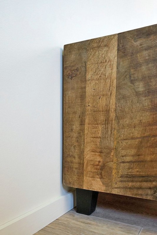 TV-Möbel aus Holz & Metall 115 cm - Brooklyn