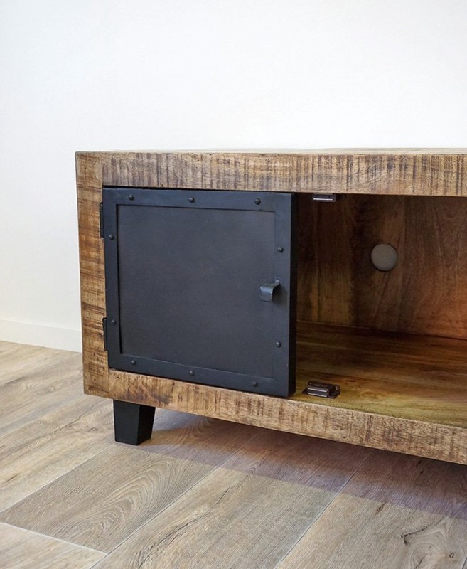 TV-Möbel aus Holz & Metall 115 cm - Brooklyn