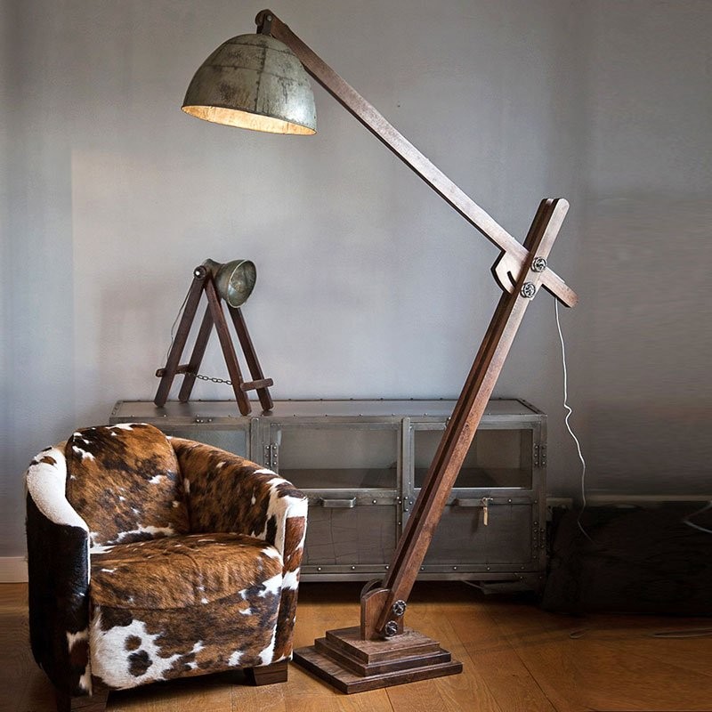 Industrielle Stehlampe Acrobat